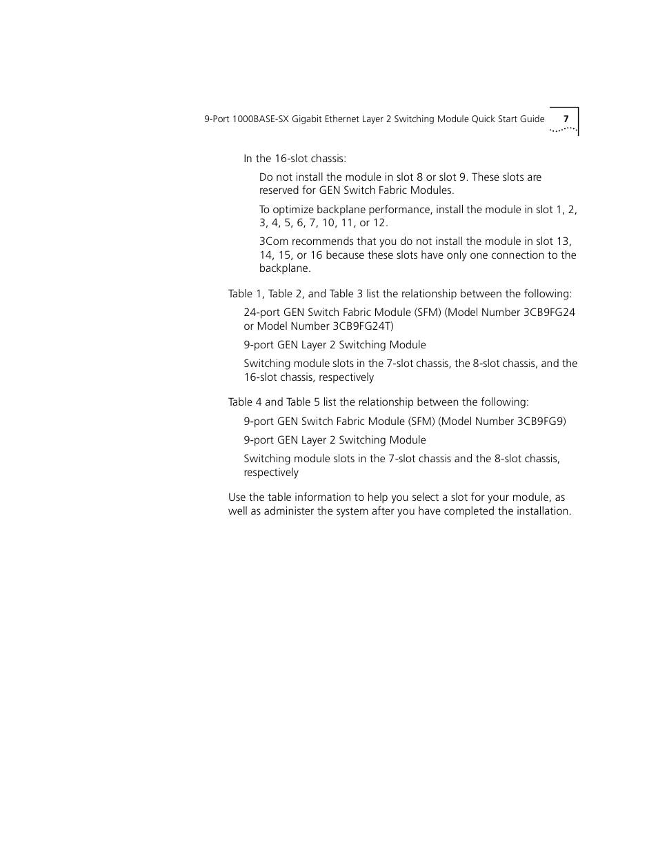 3Com 1000BASE-SX User Manual | Page 7 / 24