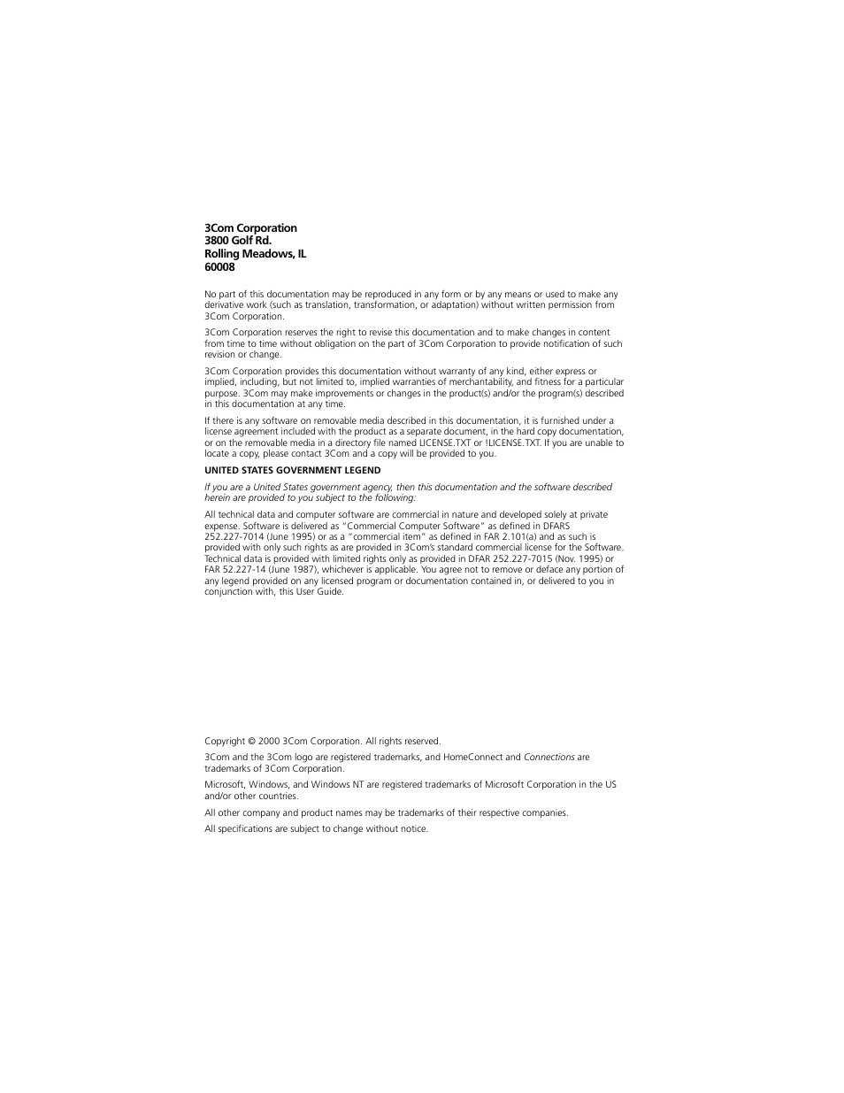 3Com Cable Modem External User Manual | Page 2 / 62