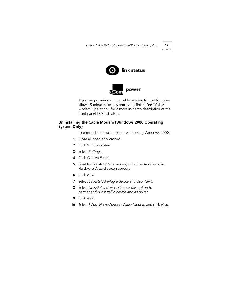 3Com Cable Modem External User Manual | Page 21 / 62