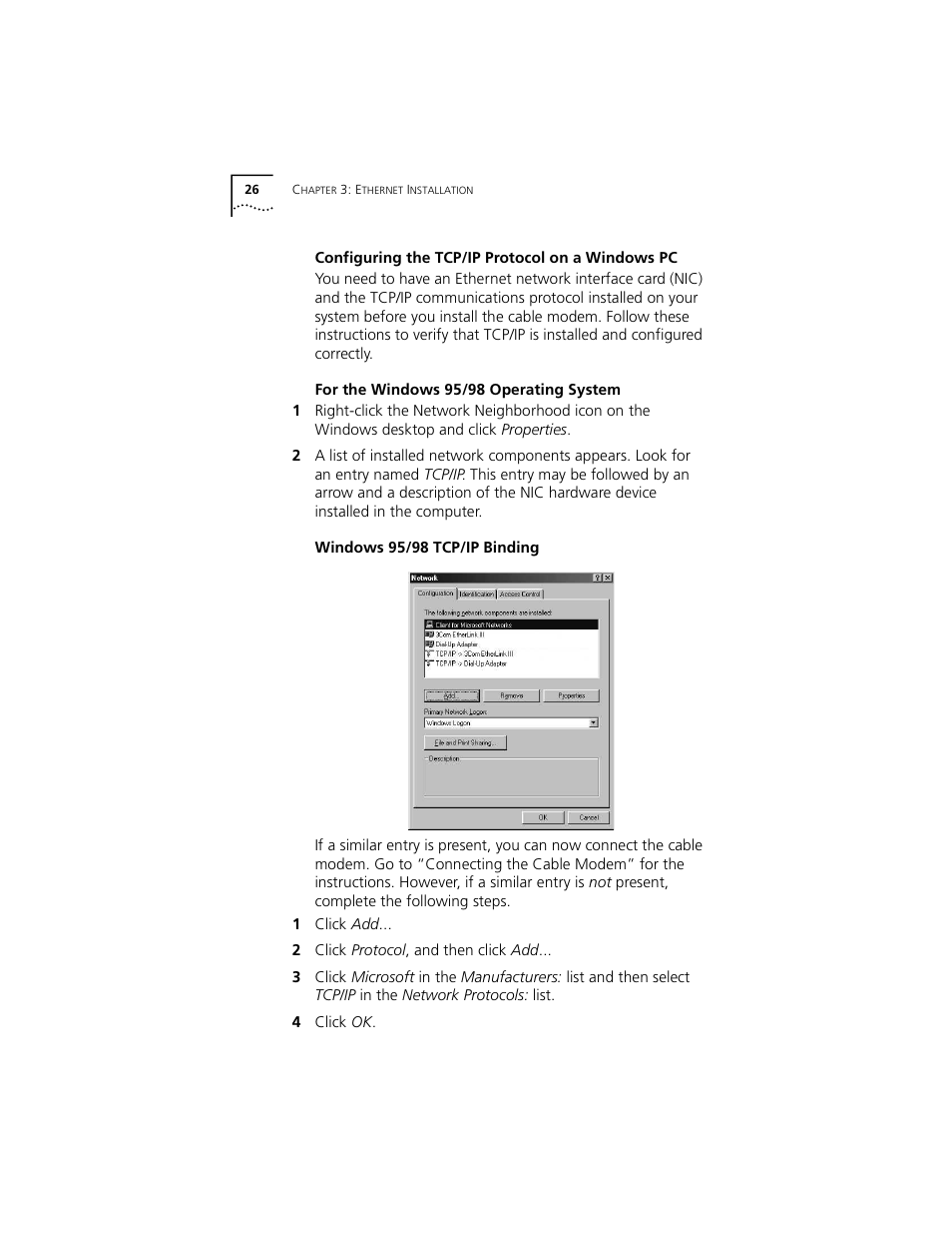 3Com Cable Modem External User Manual | Page 30 / 62