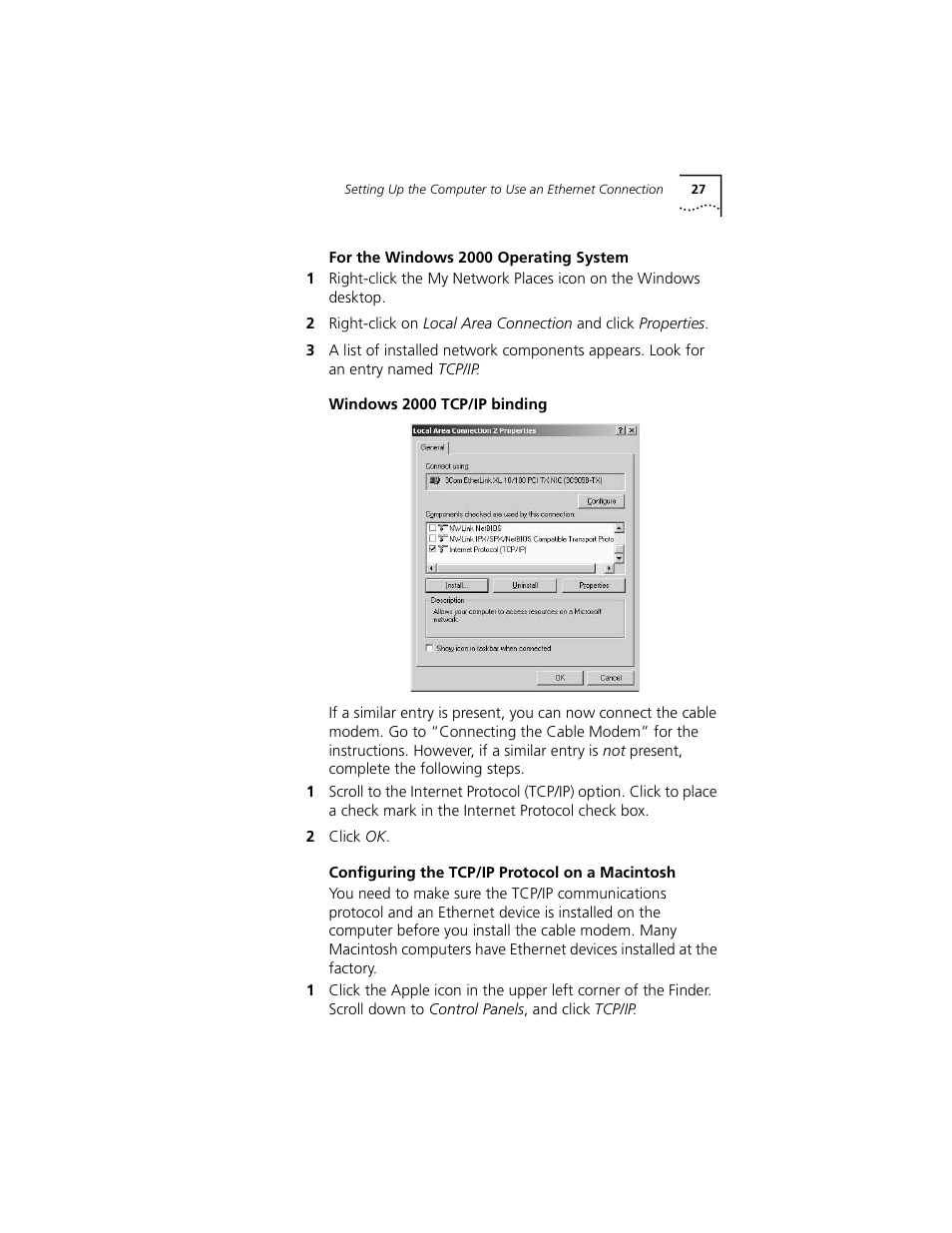3Com Cable Modem External User Manual | Page 31 / 62