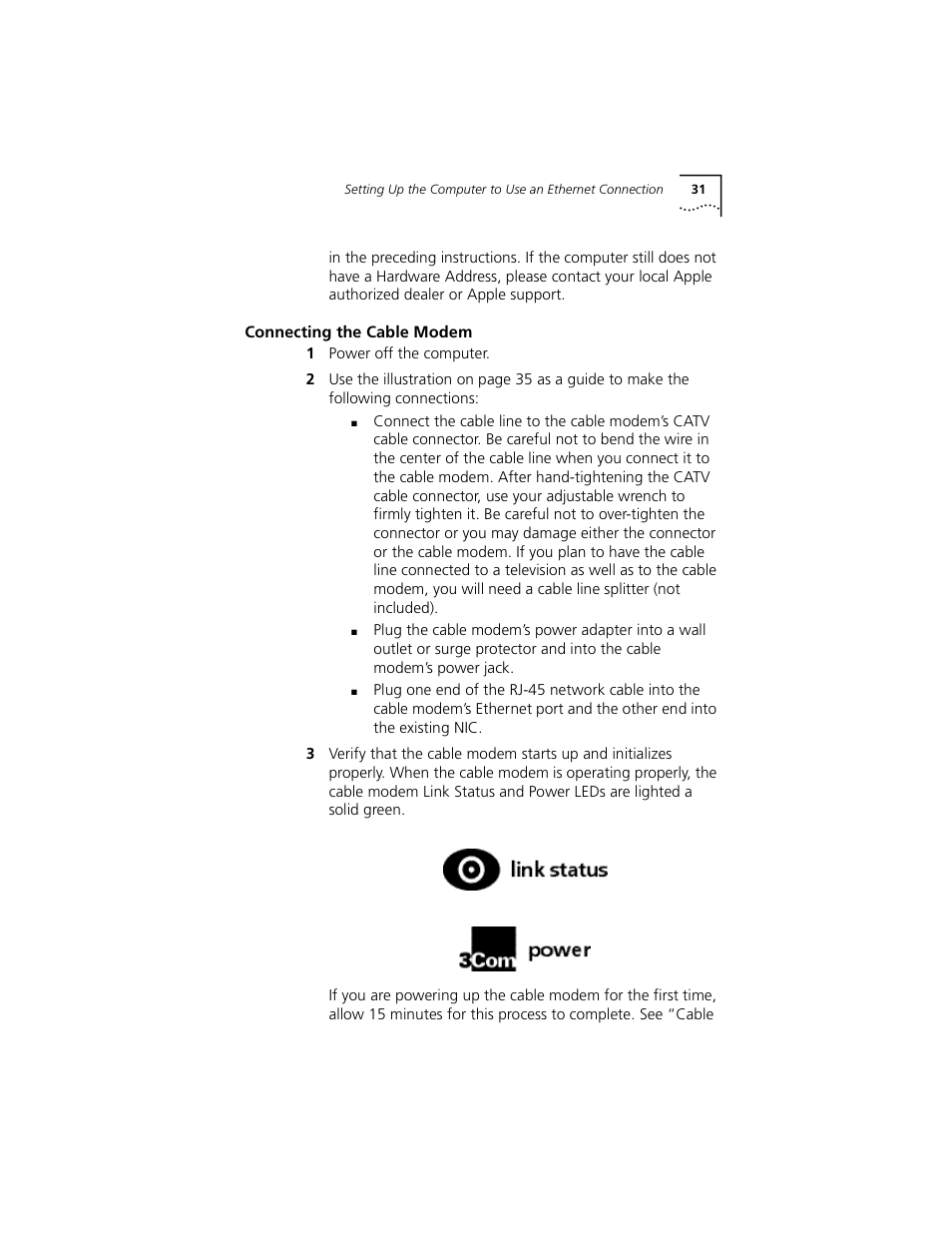 3Com Cable Modem External User Manual | Page 35 / 62