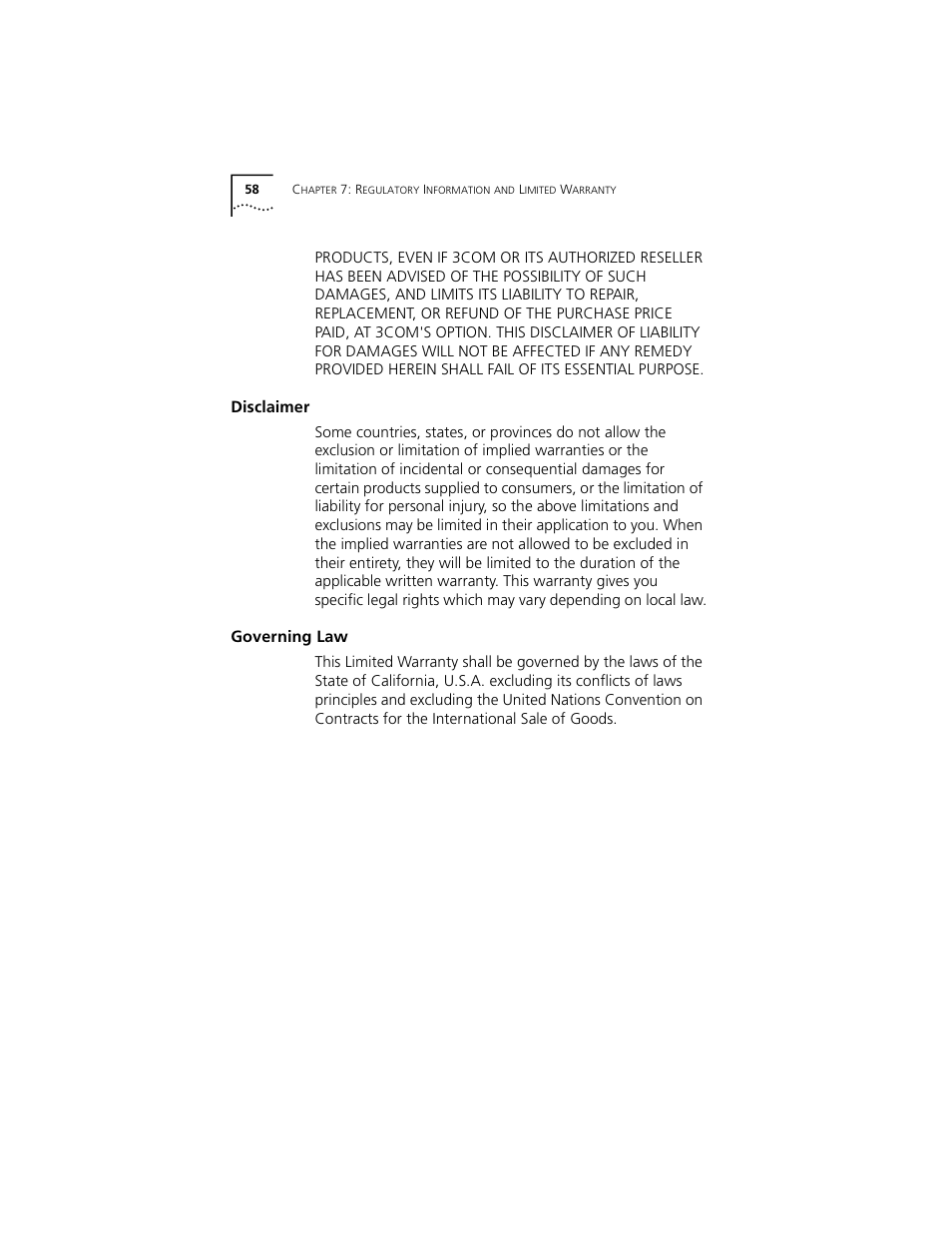 3Com Cable Modem External User Manual | Page 62 / 62