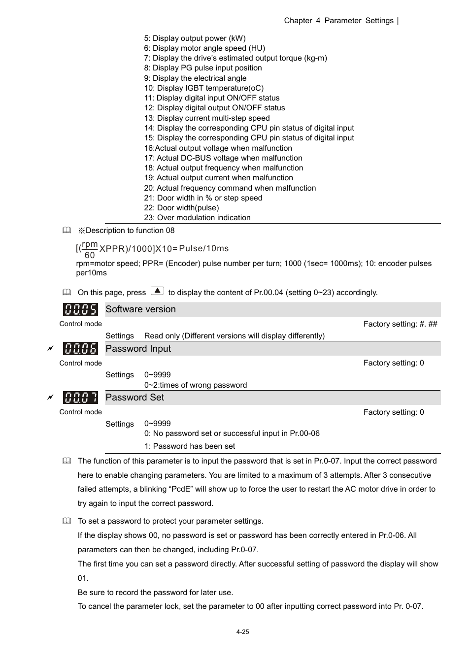 Delta 1.07 VFD-D D User Manual | Page 49 / 141