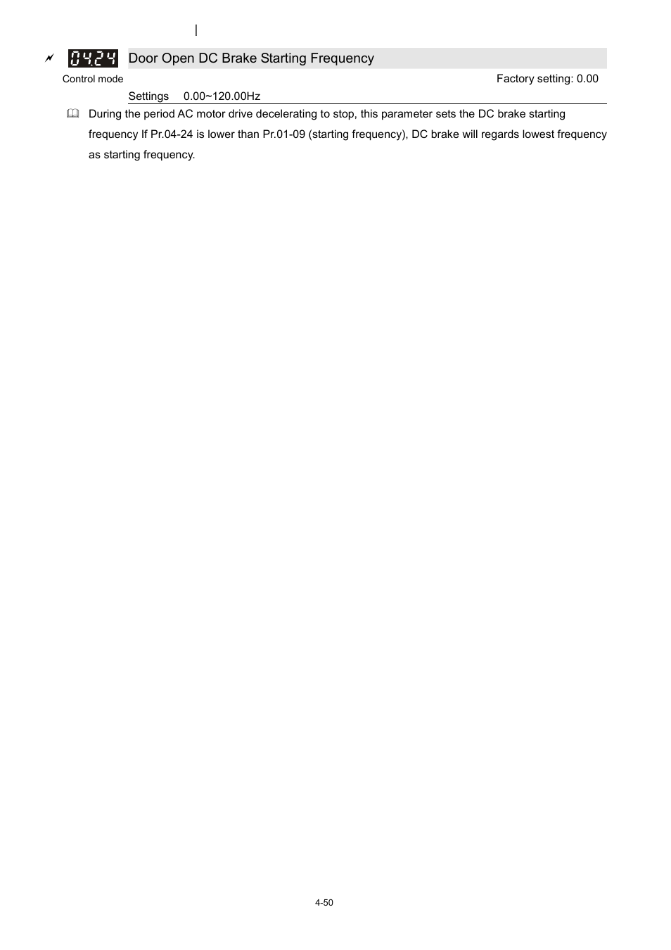 Delta 1.07 VFD-D D User Manual | Page 74 / 141