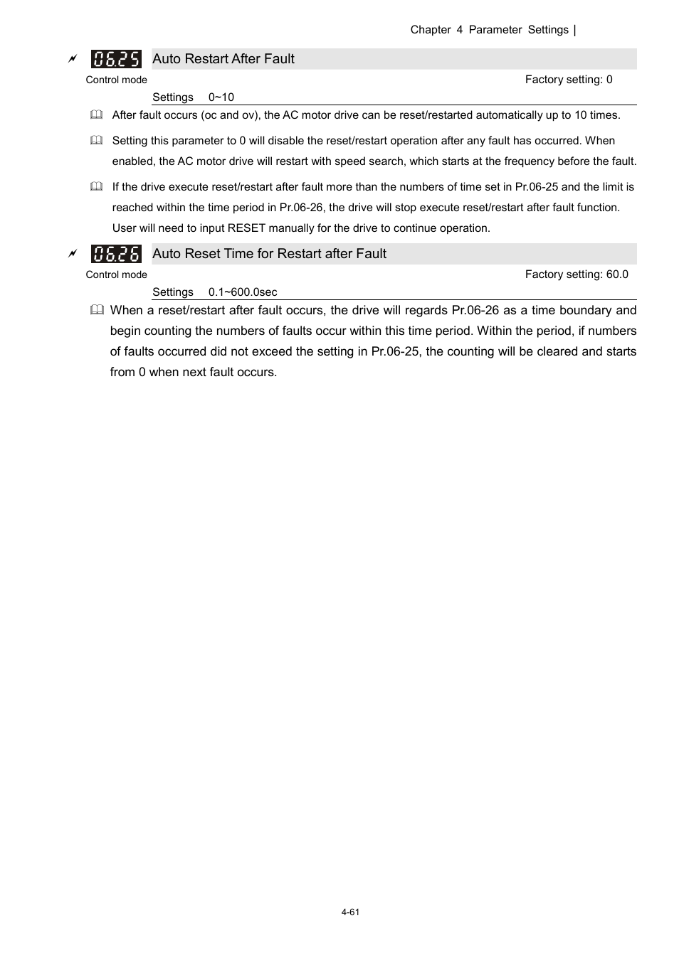 Delta 1.07 VFD-D D User Manual | Page 85 / 141