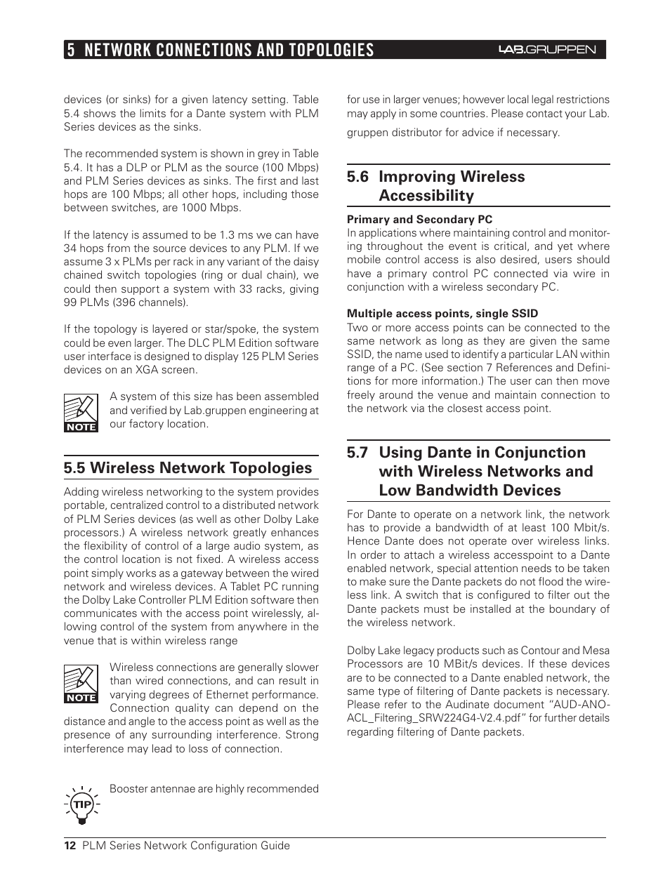 4 wireless network topologies, 1 ethernet cabling limitations, 5 wireless network topologies | 6 improving wireless accessibility, 5 network connections and topologies | 3Com NCG-PLM User Manual | Page 12 / 17