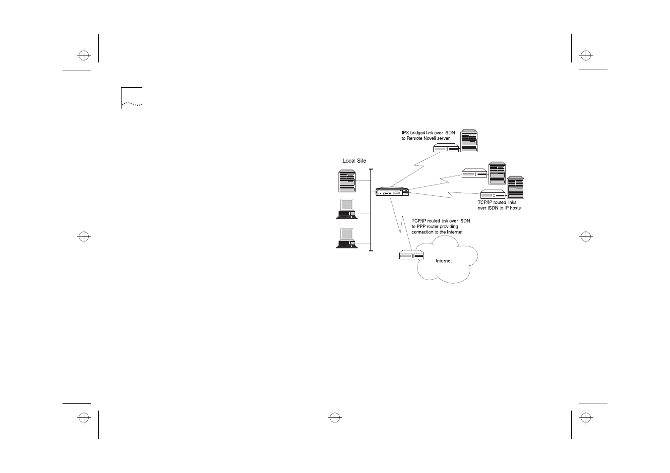 Multiple connections from a single site, Multiple connections from a single site 1-35 | 3Com 520 User Manual | Page 52 / 96