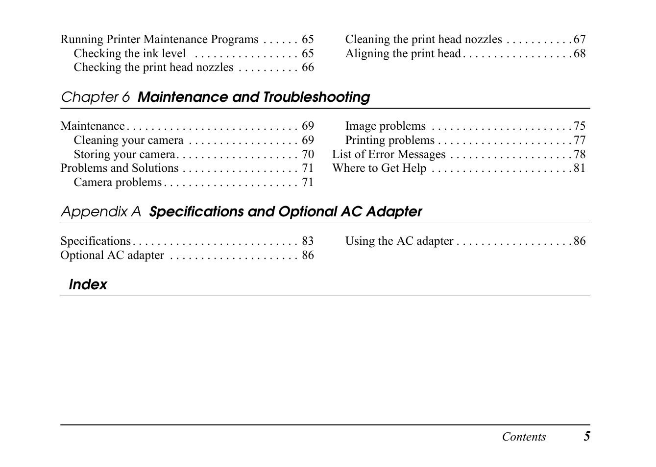 Epson PC L-41 User Manual | Page 5 / 94