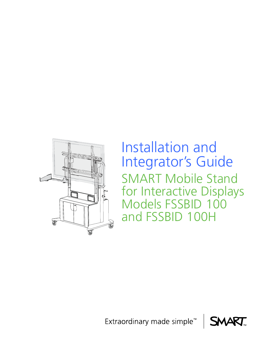 Smart Technologies FSSBID 100 User Manual | 104 pages