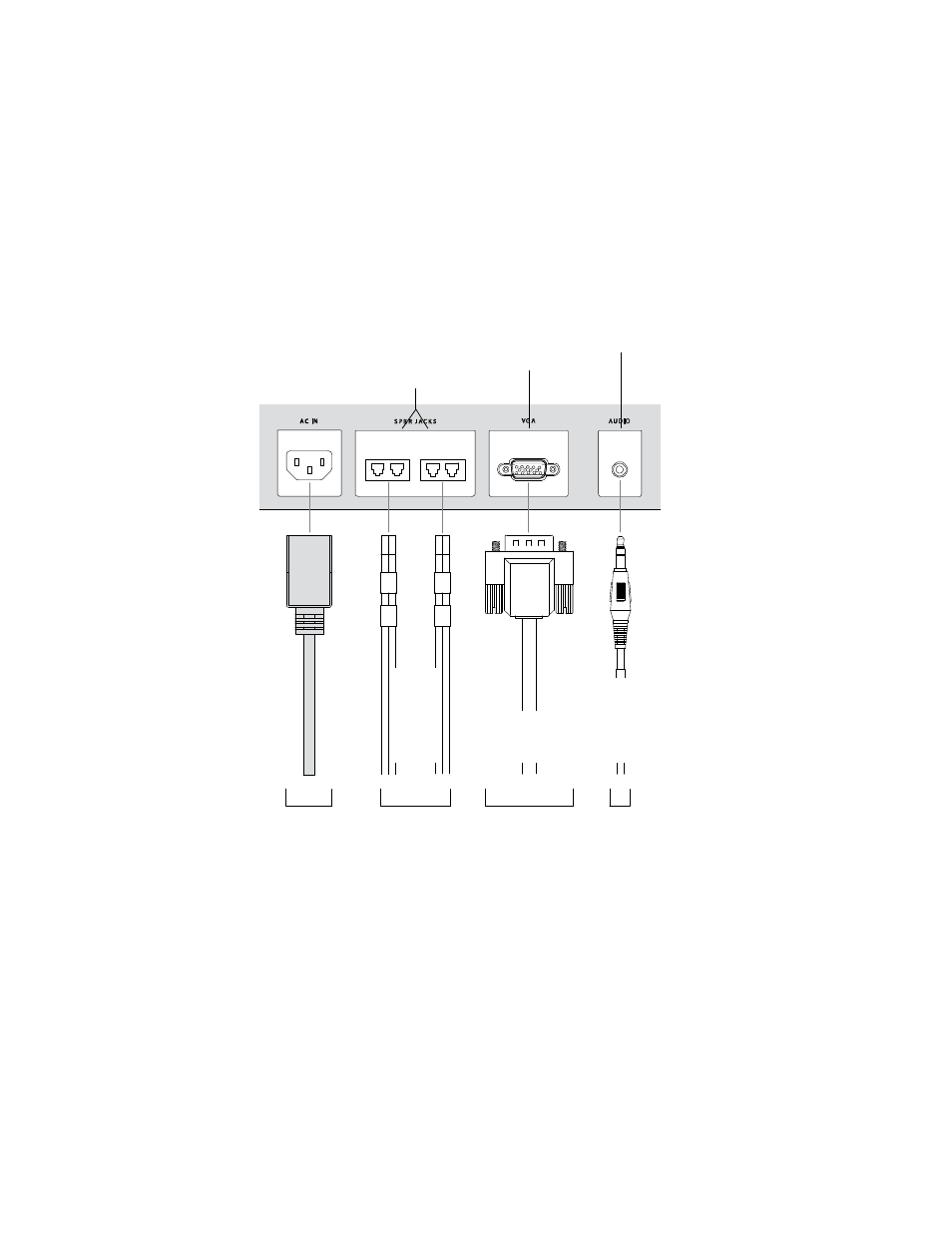 Connecting your flat-panel display, Cable connections to your flat-panel display | Smart Technologies FSSBID 100 User Manual | Page 51 / 104