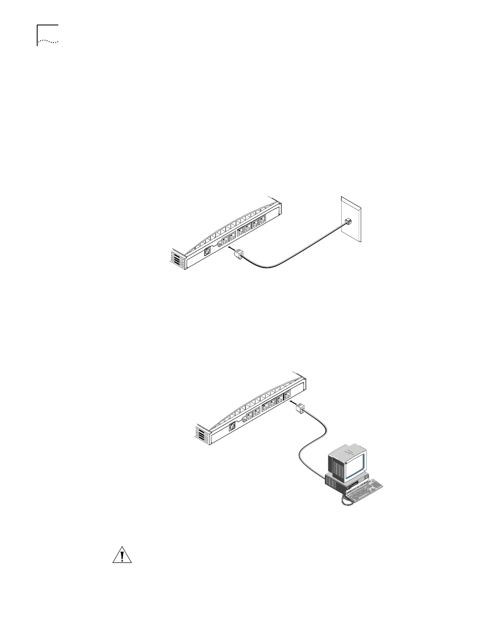 Installing the analog cable, Connecting to a 10base-t ethernet port | 3Com OFFICECONNECT 3C886 User Manual | Page 30 / 116