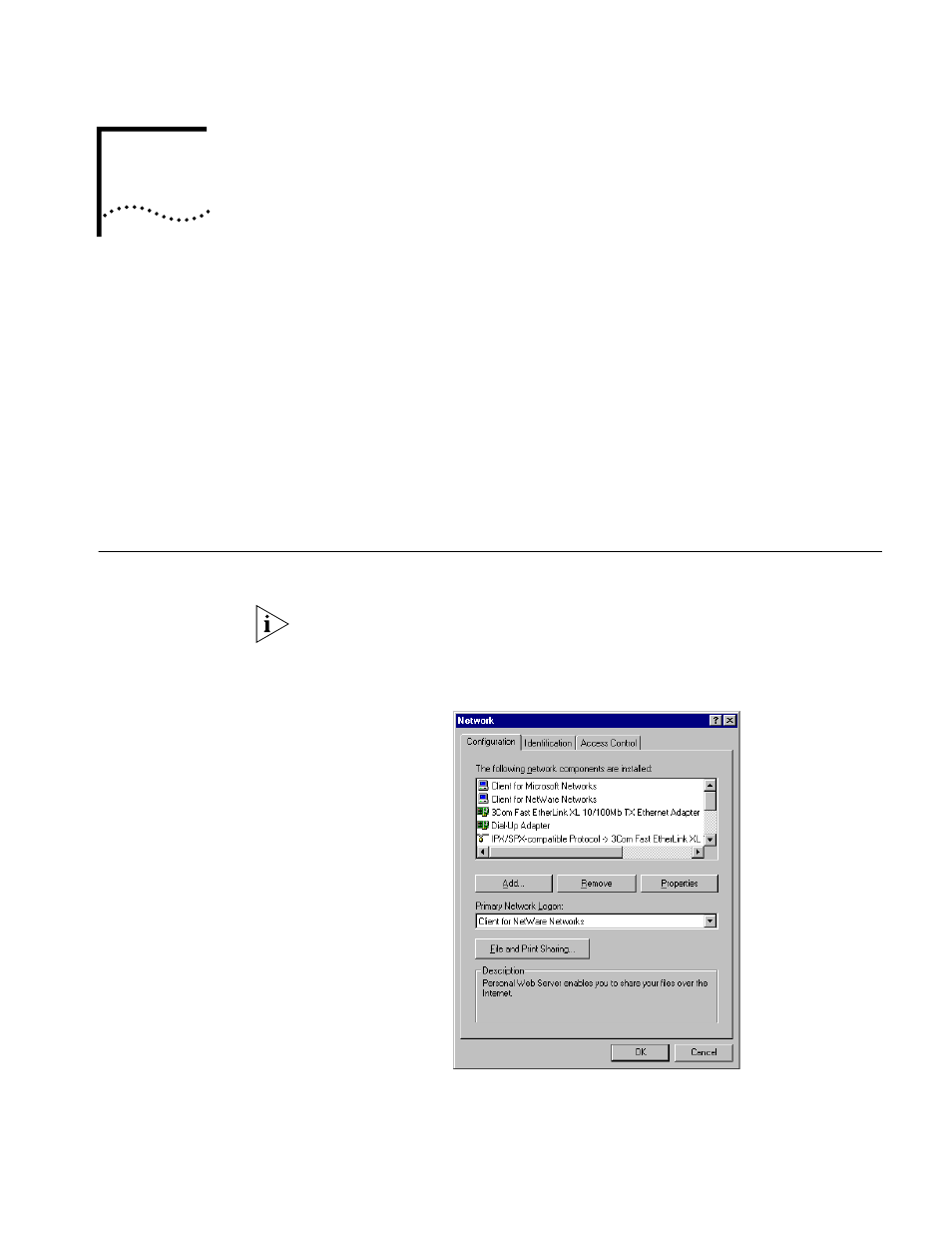 Setting up tcp/ip for windows and macintosh, Tcp/ip setup using windows 95 and 98, Etting | Tcp/ip, Indows, Acintosh, Tcp/ip setup using windows 95 and 98 35, Chapter 4 | 3Com OFFICECONNECT 3C886 User Manual | Page 35 / 116