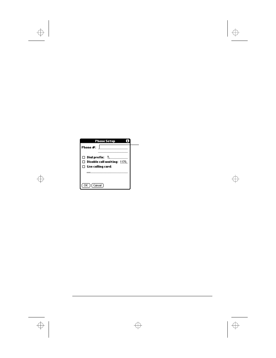 Adding telephone settings, To enter your server phone number | 3Com III User Manual | Page 119 / 171