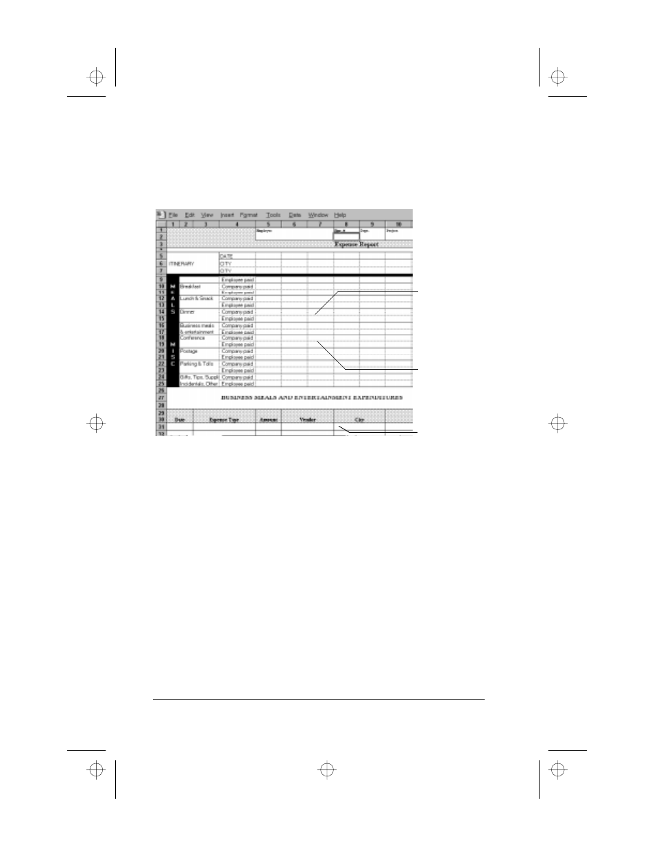 Sections, Analyzing your custom expense report | 3Com III User Manual | Page 156 / 171