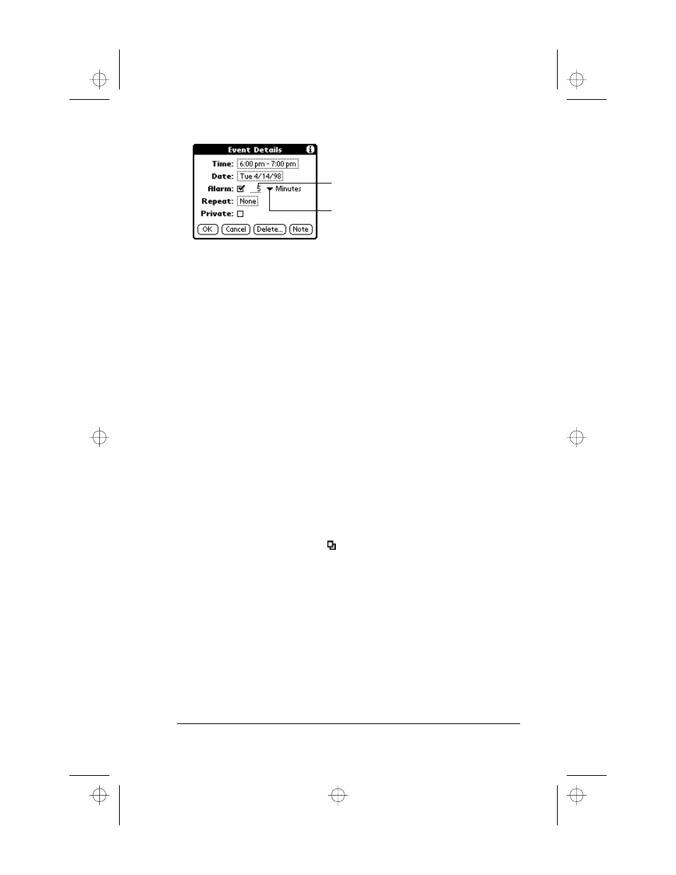 Scheduling repeating events | 3Com III User Manual | Page 29 / 171