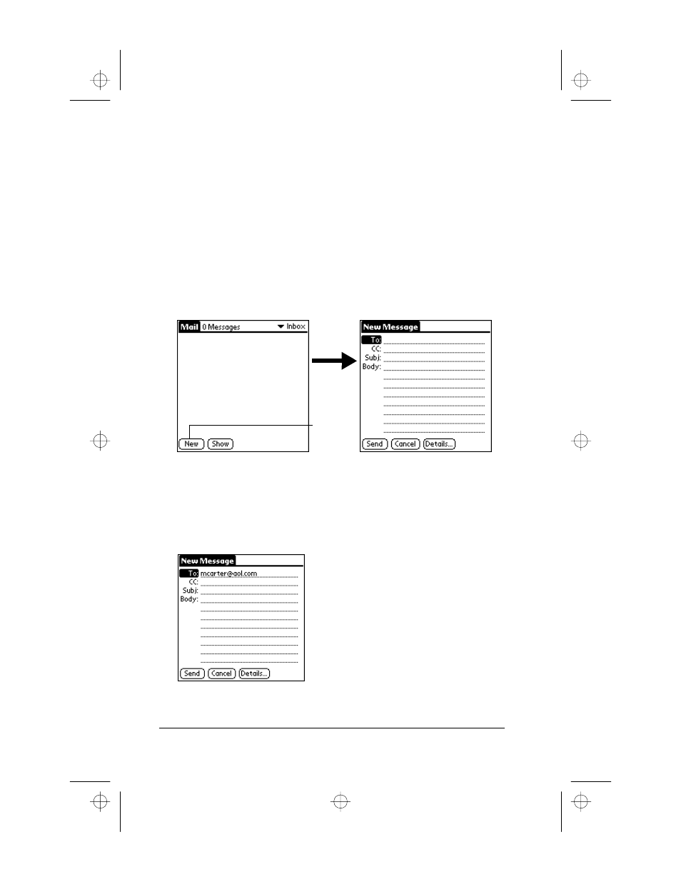 Creating messages, To create a message | 3Com III User Manual | Page 74 / 171