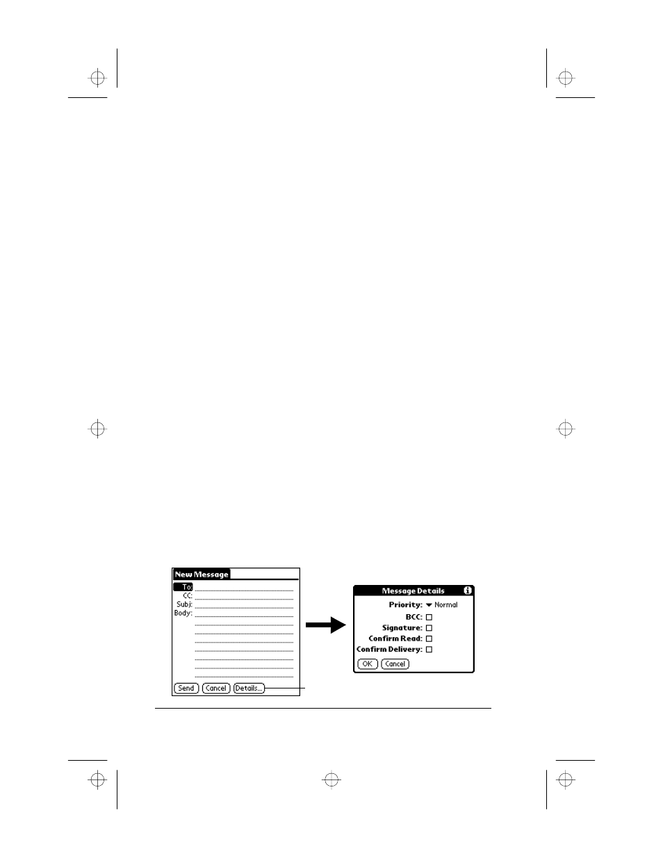 Adding message details, Setting a priority, To set a priority for your message | 3Com III User Manual | Page 78 / 171