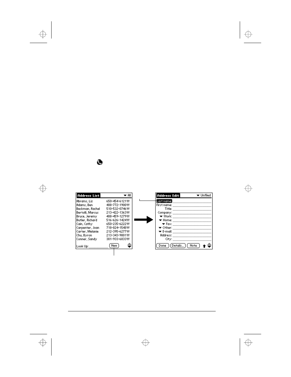 Getting started with address book entries, Creating an address book entry, To create a new address book entry | 3Com III User Manual | Page 8 / 171