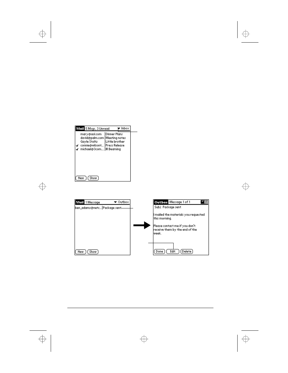 Editing an unsent message, To retrieve a message | 3Com III User Manual | Page 82 / 171