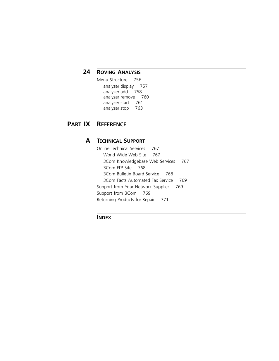 Ix r | 3Com 3500 User Manual | Page 17 / 784