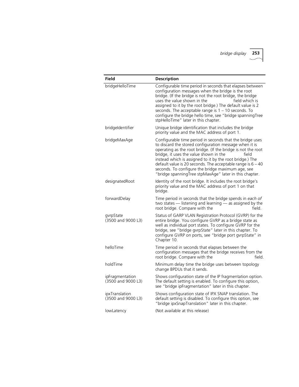 3Com 3500 User Manual | Page 253 / 784