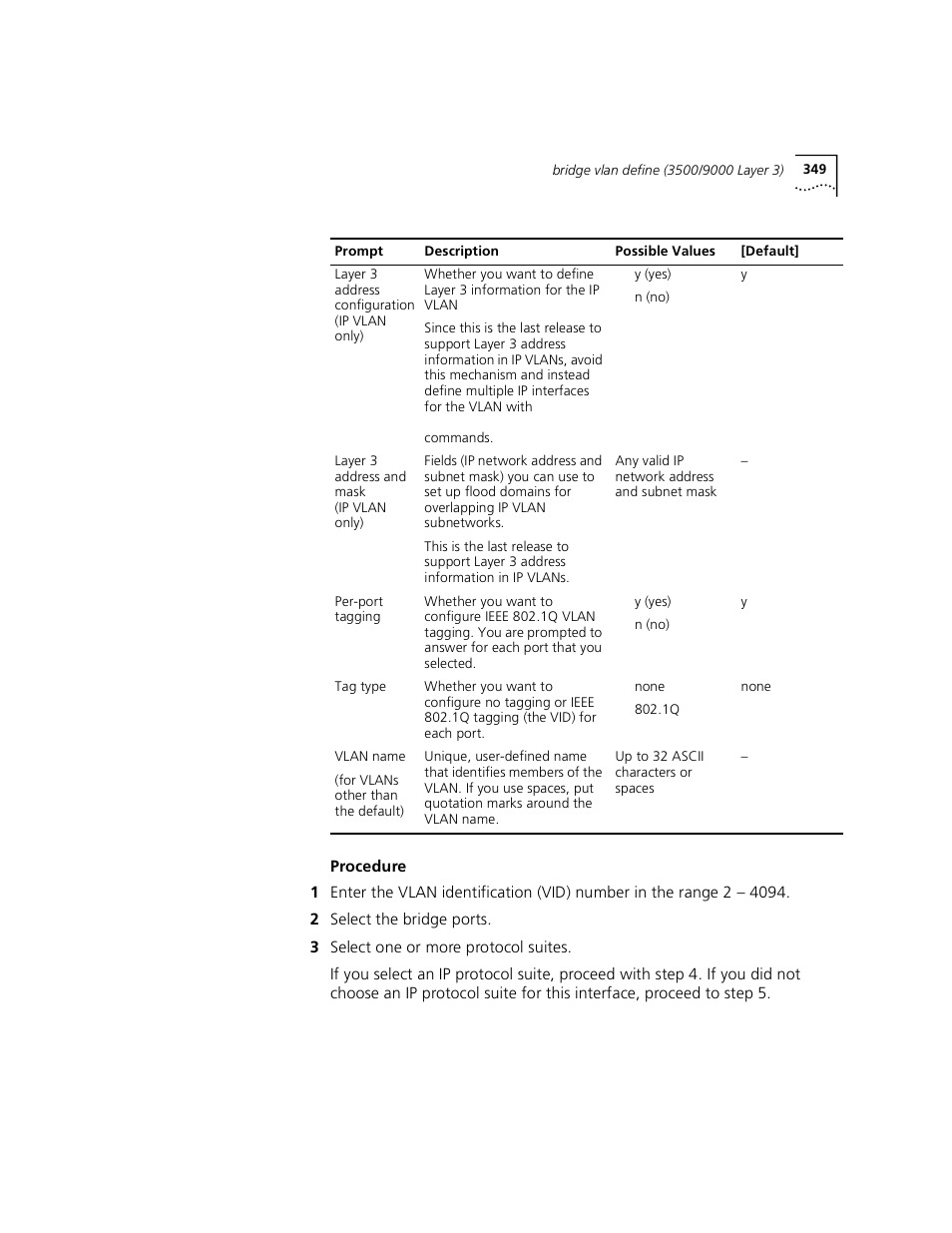 3Com 3500 User Manual | Page 349 / 784