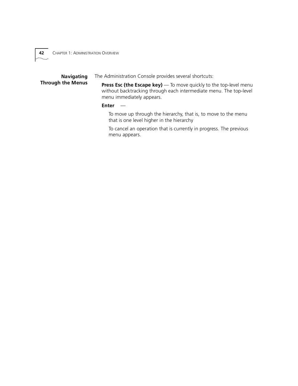 Navigating throughthe menus, Navigating through the menus, System time | 3Com 3500 User Manual | Page 42 / 784