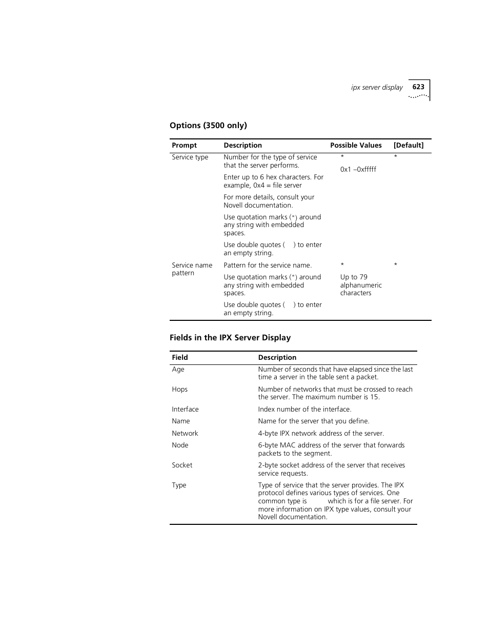3Com 3500 User Manual | Page 623 / 784