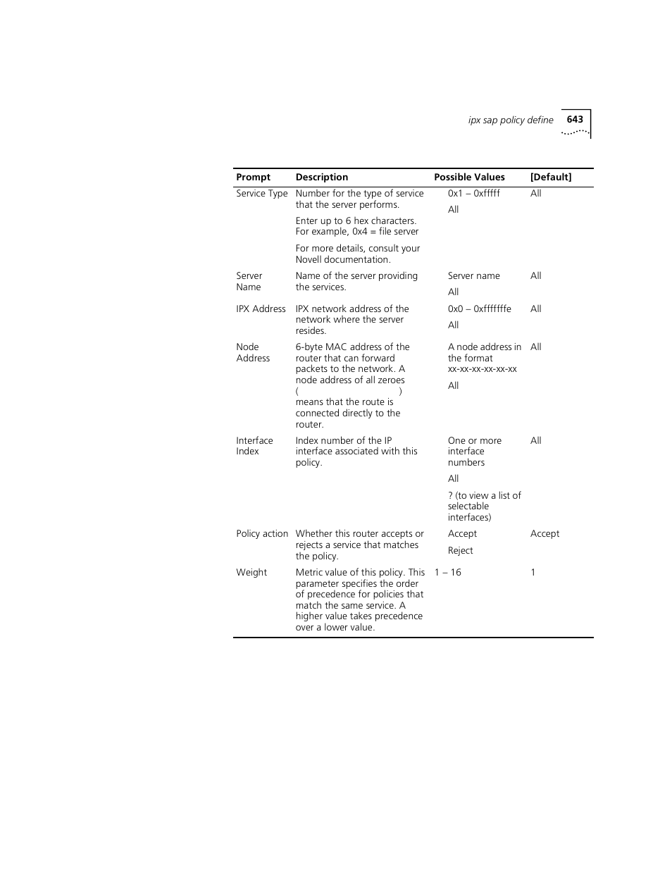 3Com 3500 User Manual | Page 643 / 784