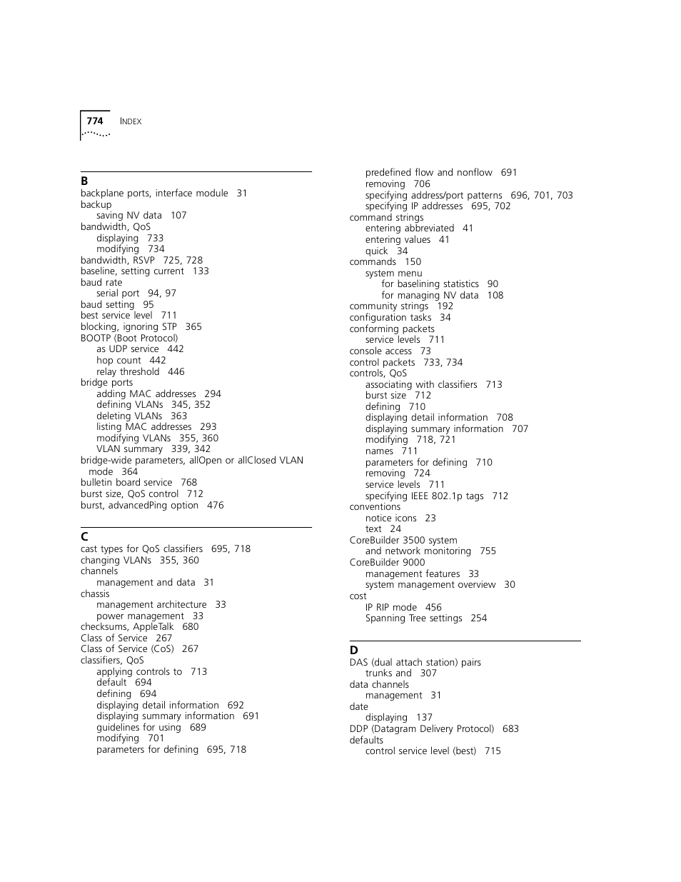 3Com 3500 User Manual | Page 774 / 784