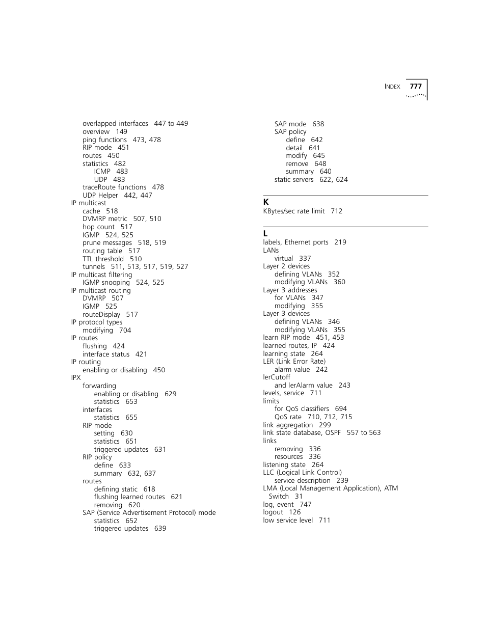 3Com 3500 User Manual | Page 777 / 784