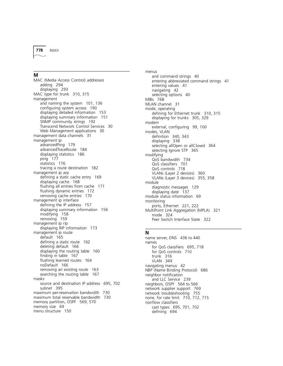 3Com 3500 User Manual | Page 778 / 784