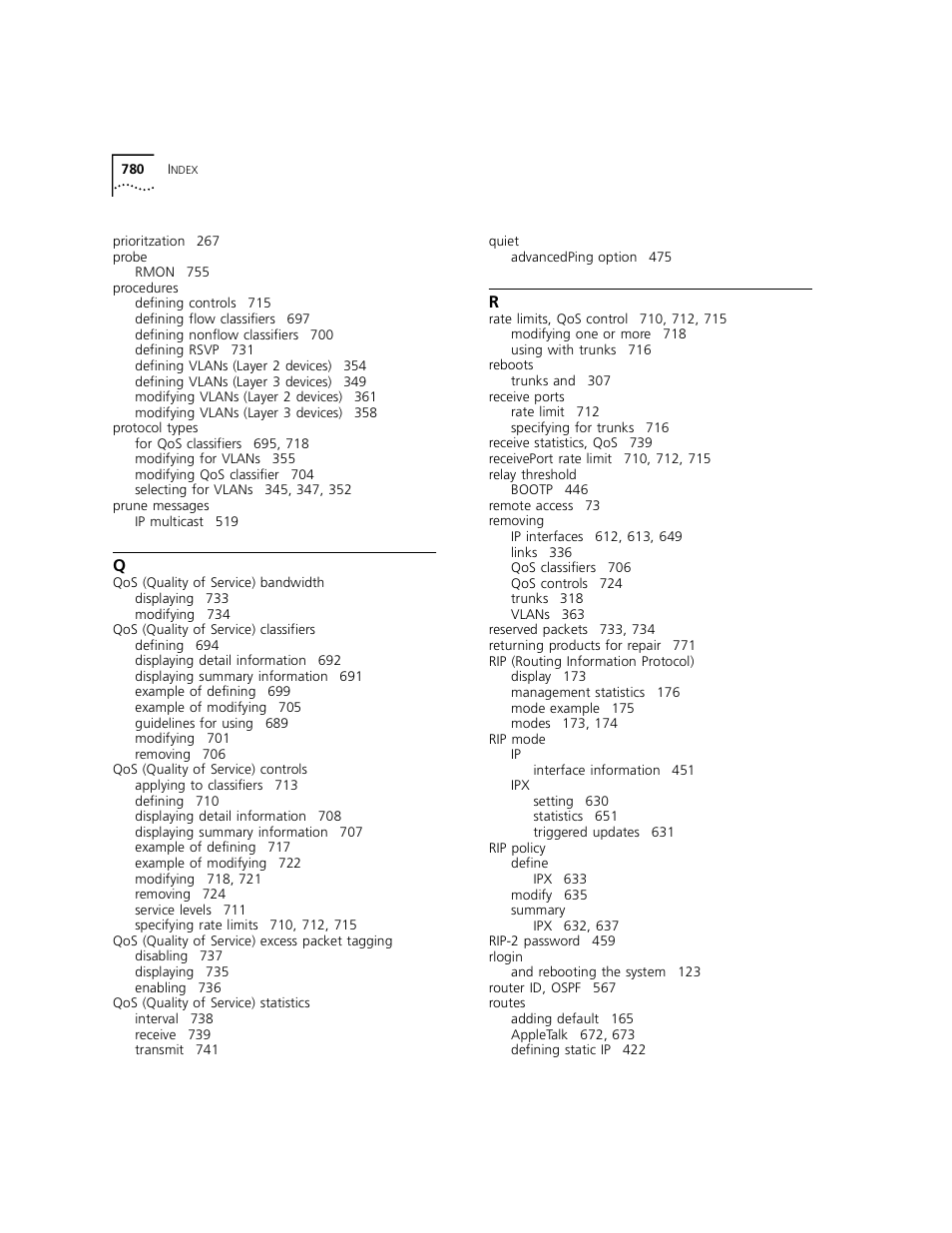 3Com 3500 User Manual | Page 780 / 784