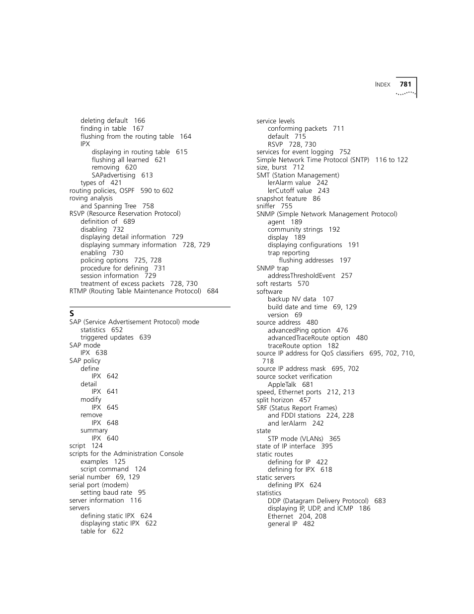 3Com 3500 User Manual | Page 781 / 784
