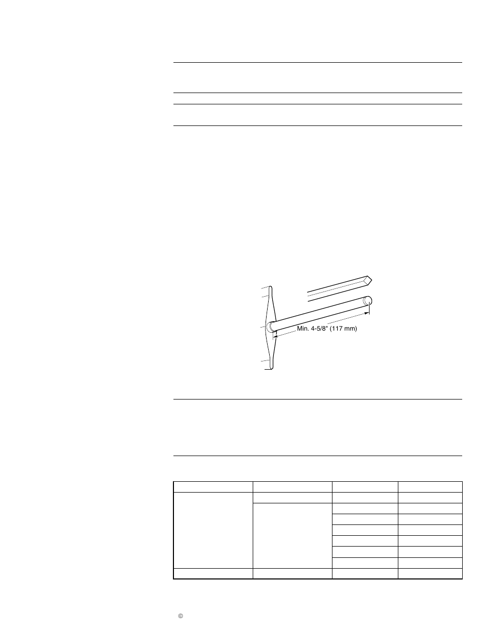 Mounting, Damper actuator sizing, Damper shaft sizing | Figure-9 long damper shaft dimensions, Table-2 steel damper shaft specifications | Schneider Electric MS40-717X User Manual | Page 9 / 16