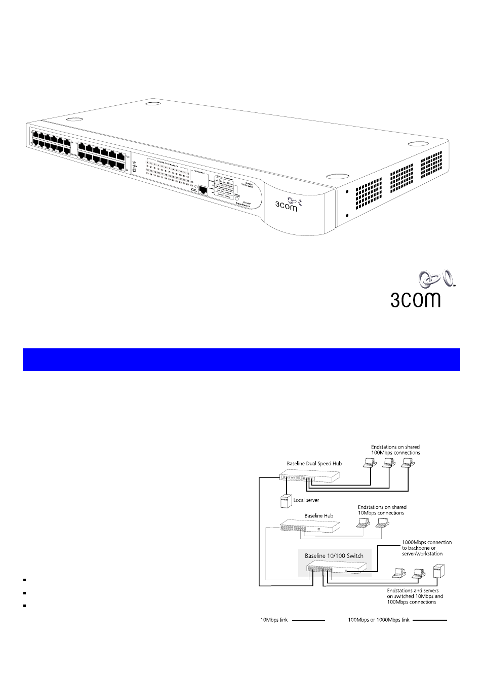 3Com 10BASE-T User Manual | 8 pages