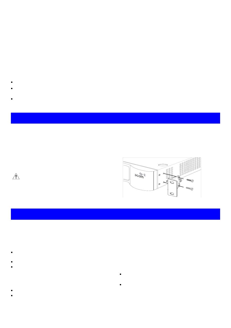 Mounting kit instructions, Problem solving, Ounting | Nstructions, Roblem, Olving | 3Com 10BASE-T User Manual | Page 4 / 8