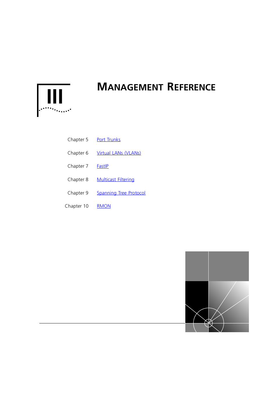 Management reference, Anagement, Eference | 3Com 1100 User Manual | Page 155 / 248