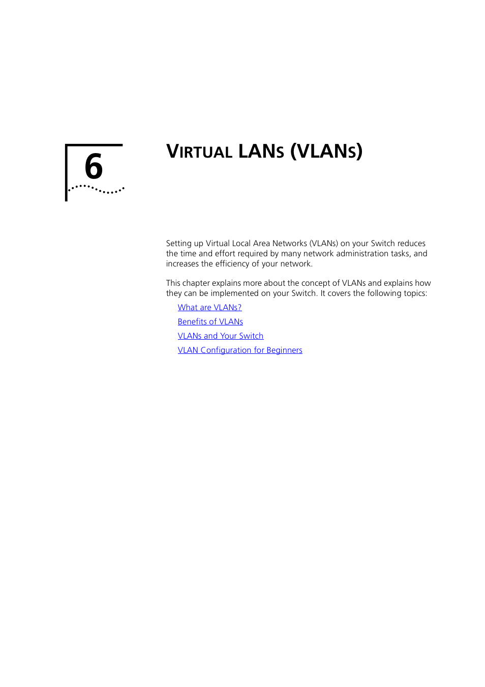 Virtual lans (vlans), Irtual, Vlan | Virtual lans (vlans, Virtual, Lans (vlans), Virtual lans, Vlans), S, see, Chapter 6 | 3Com 1100 User Manual | Page 163 / 248
