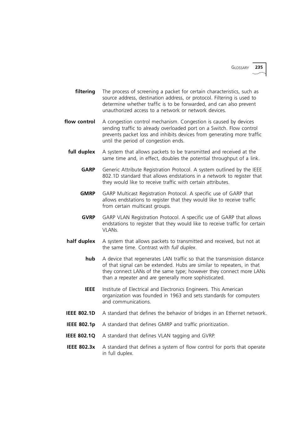 3Com 1100 User Manual | Page 235 / 248