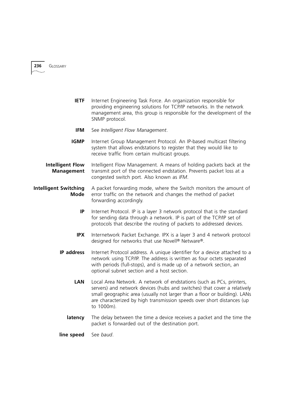 3Com 1100 User Manual | Page 236 / 248