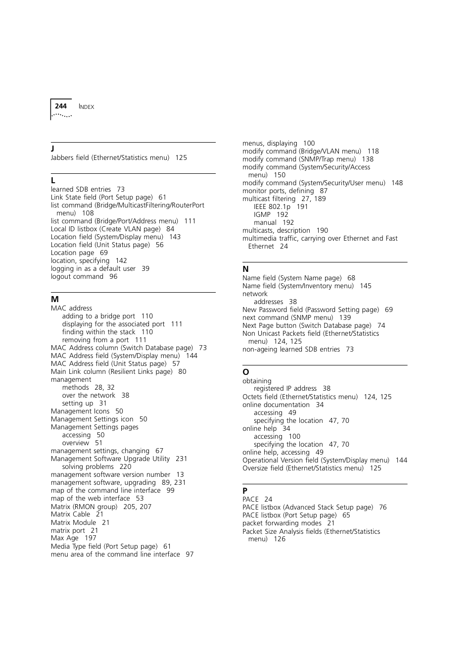 3Com 1100 User Manual | Page 244 / 248