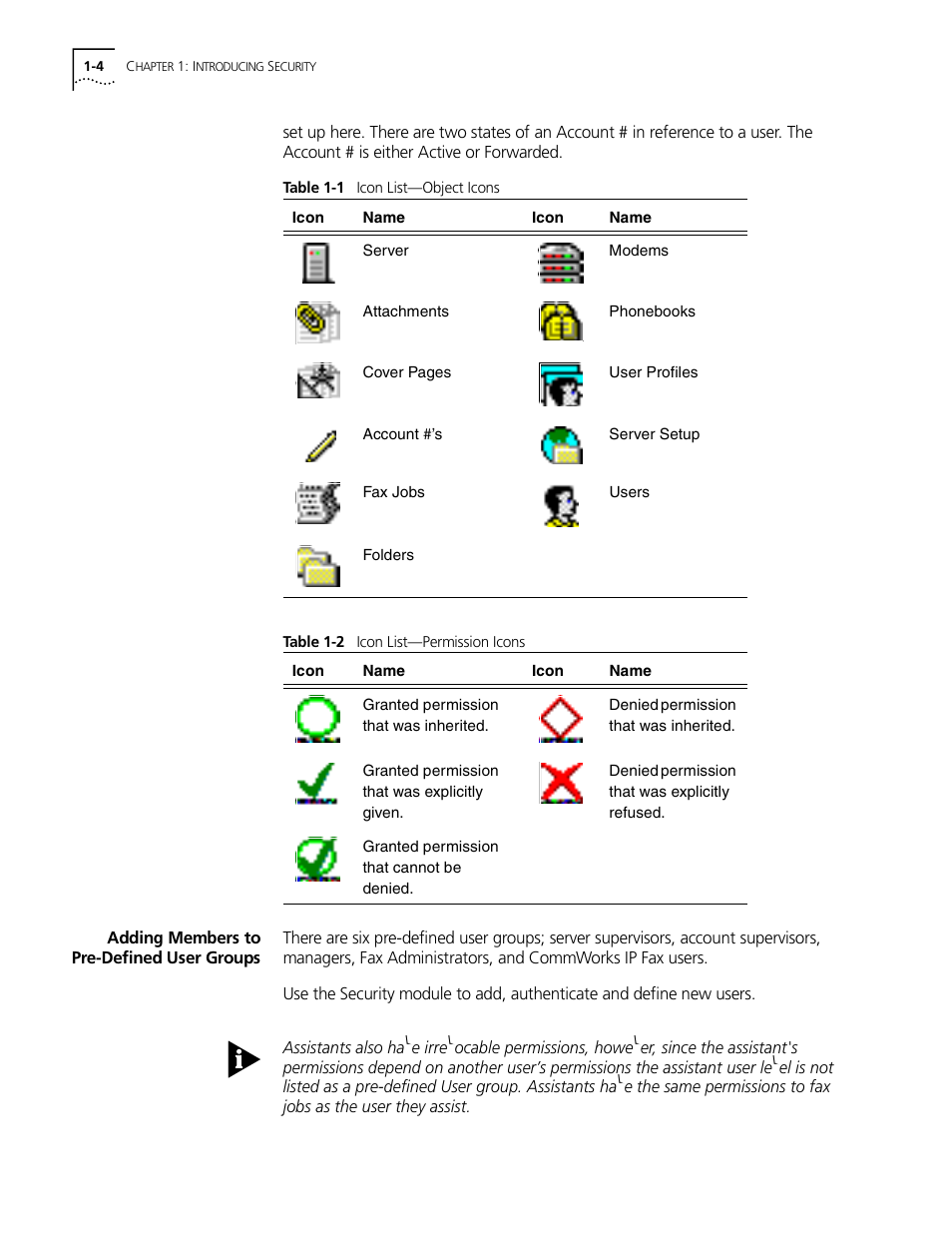Adding members to pre-defined user groups, Adding members to pre-defined user groups -4 | 3Com 10031370-01 User Manual | Page 14 / 44