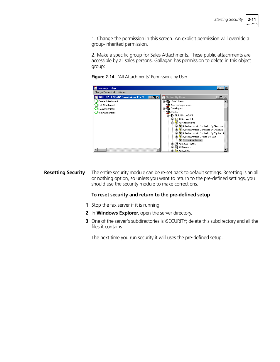 Resetting security, Resetting security -11 | 3Com 10031370-01 User Manual | Page 33 / 44