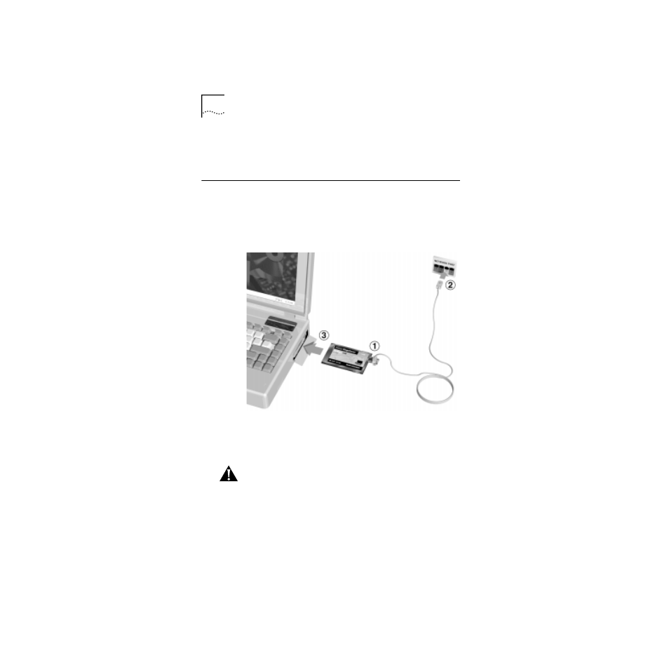 Connecting the 3cxe589et pc card, Connecting the 3cxe589et pc card 4 | 3Com 09-1457-000 User Manual | Page 14 / 62