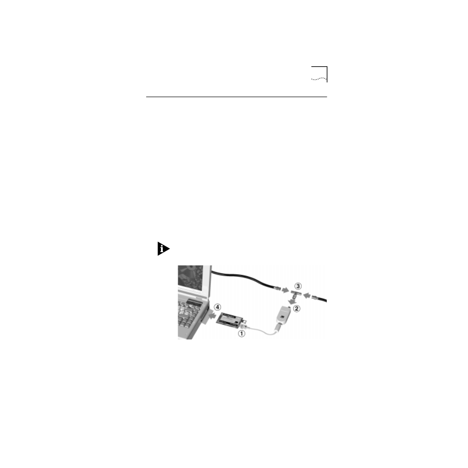 Connecting the 3cxe589ec pc card, Connecting the 3cxe589ec pc card 5 | 3Com 09-1457-000 User Manual | Page 15 / 62