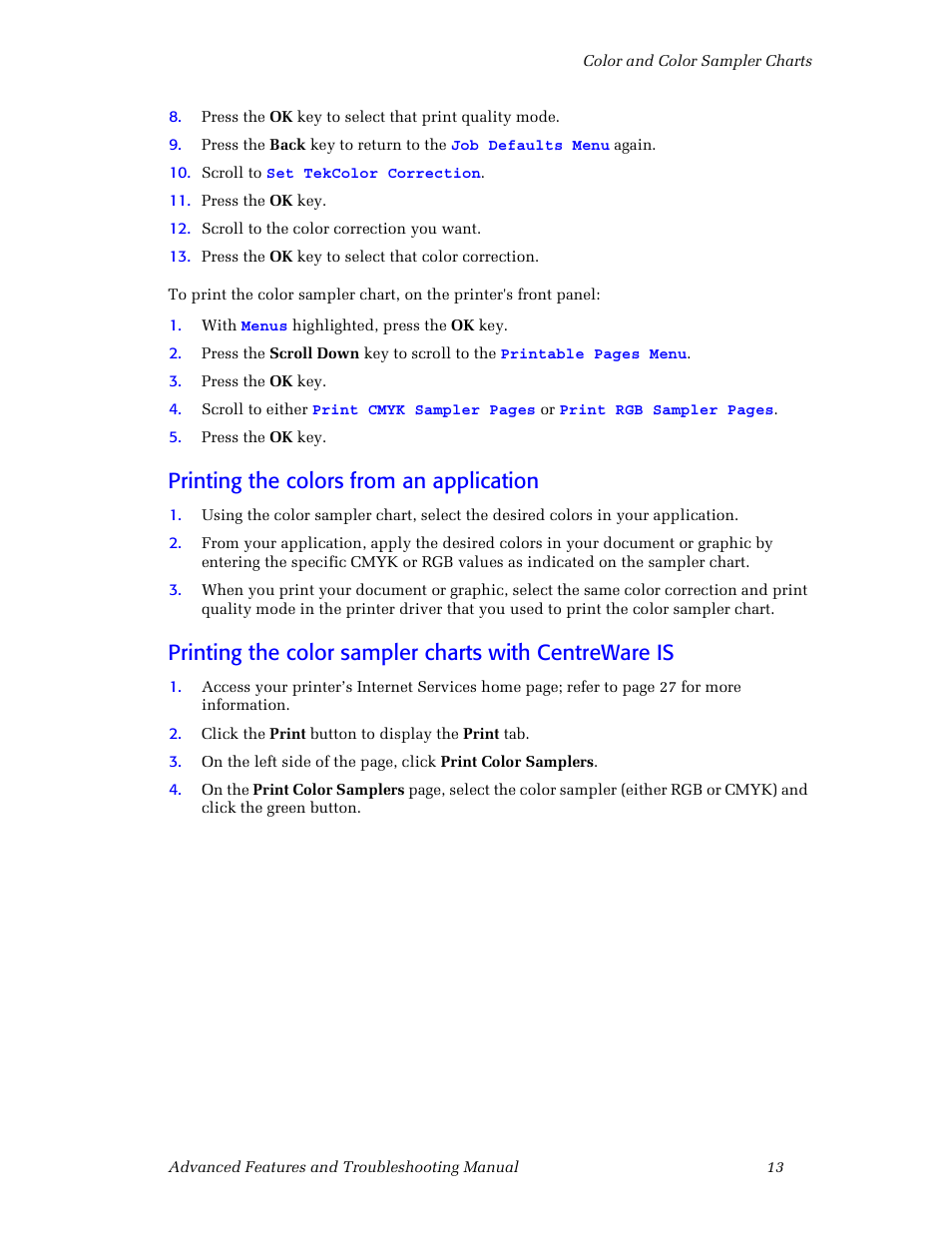 Printing the colors from an application | 3Com Phaser Color Printer 860 User Manual | Page 19 / 74