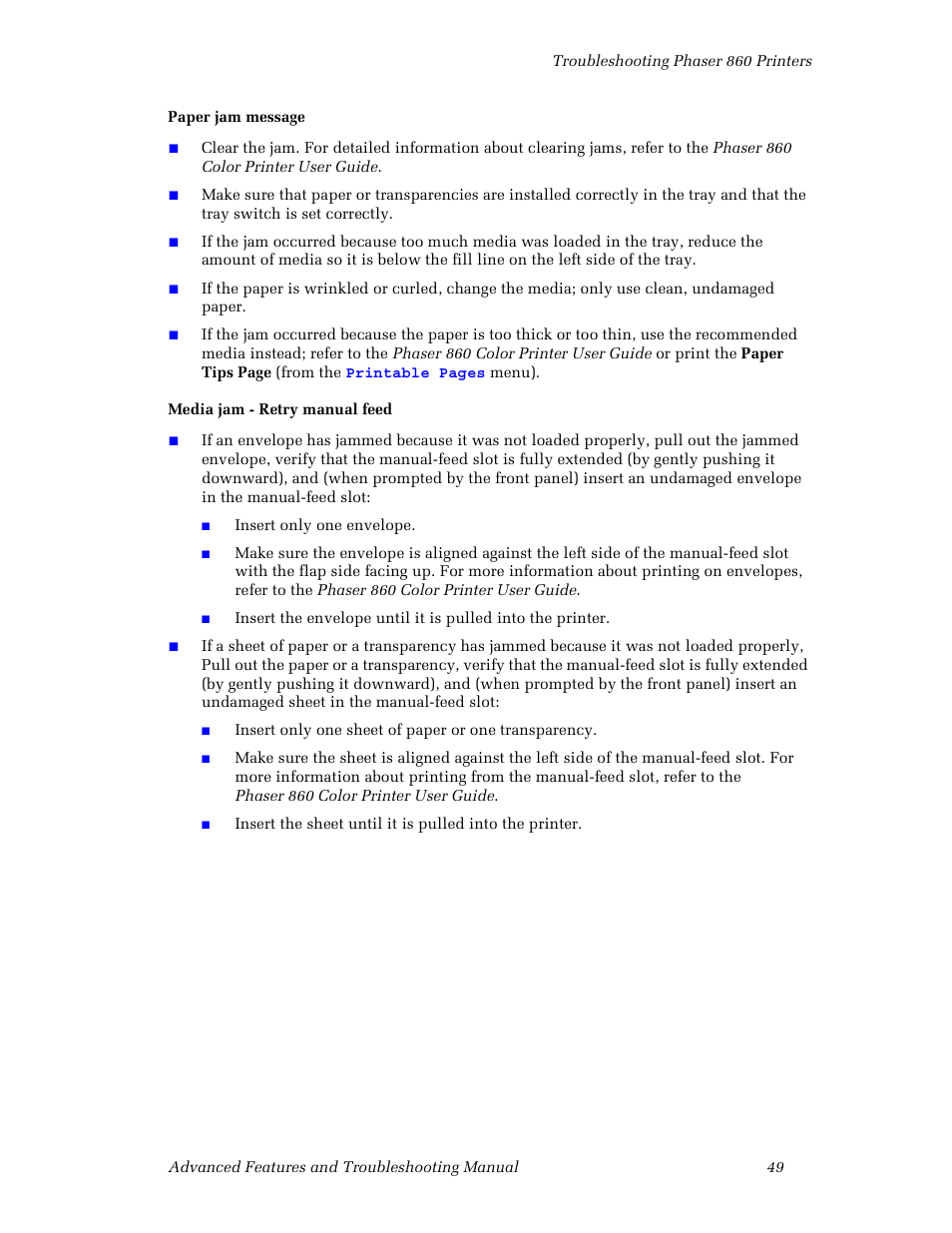 3Com Phaser Color Printer 860 User Manual | Page 55 / 74