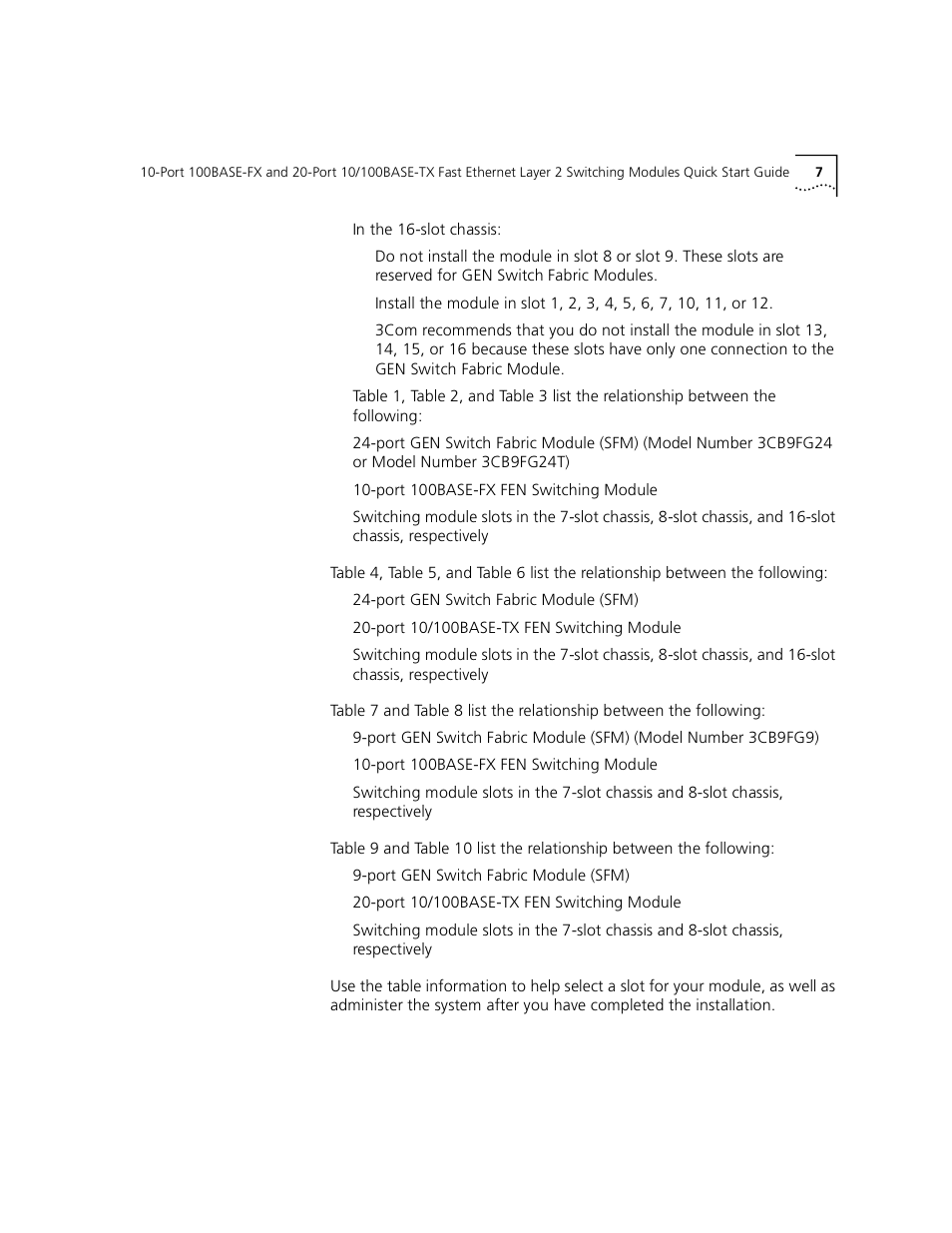 3Com 100BASE-FX User Manual | Page 7 / 28